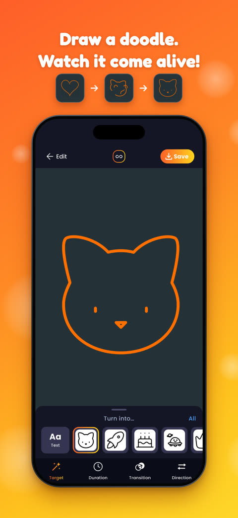 Draw a doodle and watch it come alive